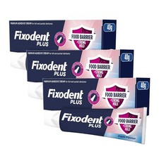 Fixodent Plus 3x40g Dual