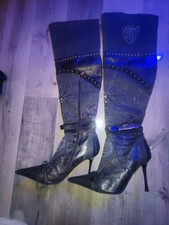 Faithsolo by el Dante's DTS heels knee high grunge gothic vintage rare shoes