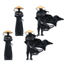  4 Pcs Mini Figurines Bonsai