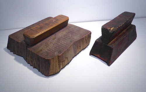 Wooden printing blocks - blocks, vintage