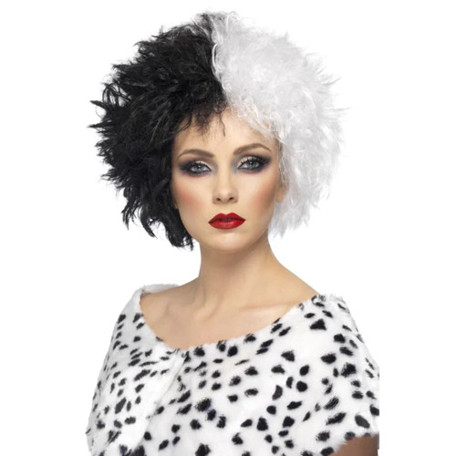 Evil madame cruella wig black - madame,