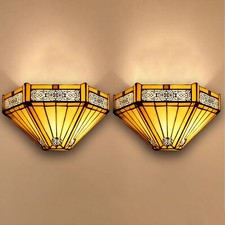 Tiffany Hexagon Style Wall