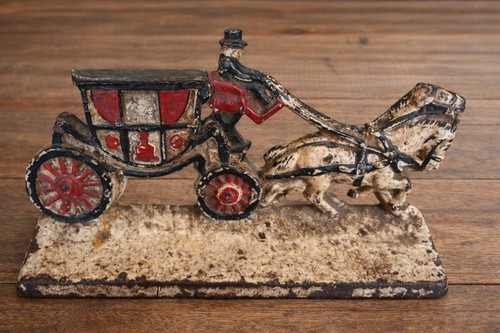 Antique hubley cast iron horse - antique,