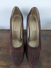 Saxone Brown Suede Shoes With