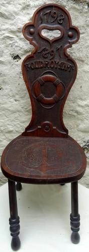 Oak chair from hms foudroyant - oak,