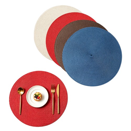 Round woven pcs - round,