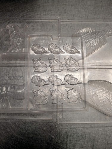 Plastic animal chocolate molds - plastic,