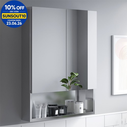 Bathroom double door - bathroom, mirror