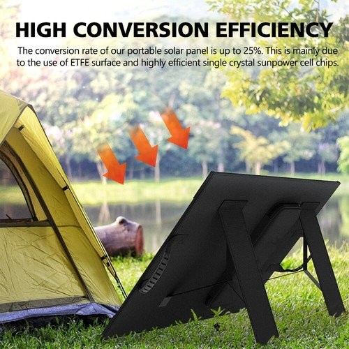 100w foldable solar panel - 100w,
