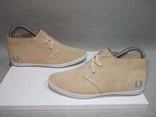 FRED PERRY Women's Suede Chukka Shoes Beige  Size: UK 4 / EU 37