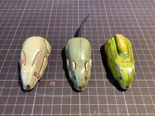 Vintage japanese tin - japanese, mouse
