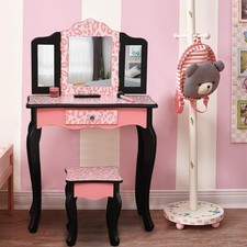 Kids Vanity Set Table and