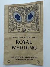 Souvenir Programme Of The Royal Wedding 20th November 1947.
