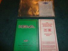 1985 CHEVROLET NOVA OWNERS