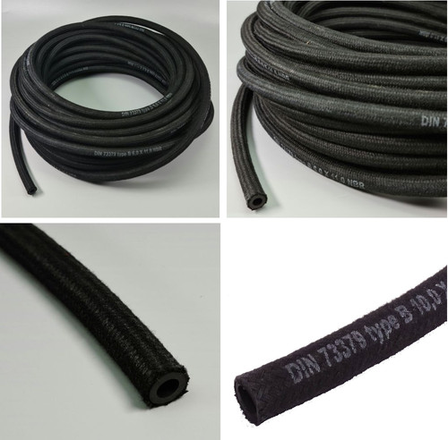 Cotton braided rubber - braided,