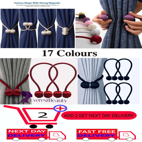 Pair magnetic curtain tie - 1,