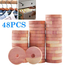 48x Natural Cedar Wood Rings