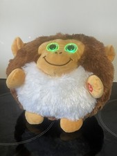 Global Gizmos Jiggly Laughing Plush Toy | Super Soft | Lights Up (Monkey)