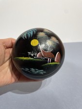 Vintage Asian Black Lacquer