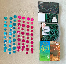 Garden -Parasol hanging decorations and our door in door lights