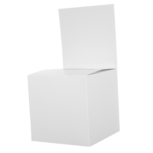 5pcs white voting boxes - white,