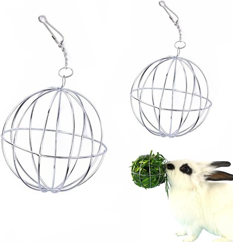 Stainless steel rabbit - stainless, hay