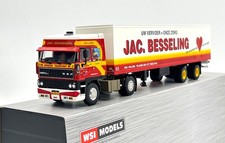 DAF 3300 space cab 4x2 box trailer "De Drieban Transport" WSI truck models 1:50