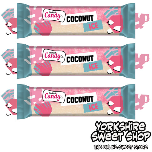Coconut ice bars 130g 3 - |,