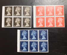 Pre-Decimal Machin Booklet Panes U/M UB11/UB14/UB19