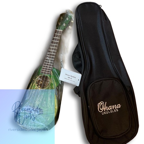 Ohana soprano ukulele - ukulele, green