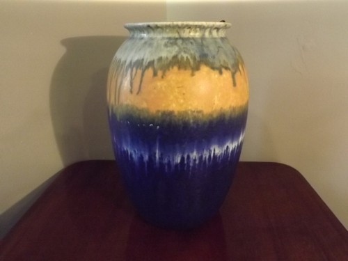 1932 large ruskin pottery matt - large,