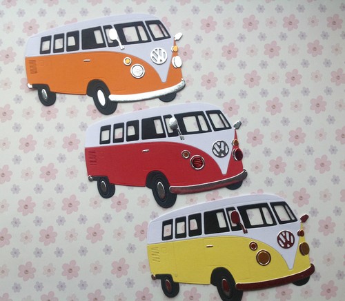 Camper van die cuts 3 - van, x