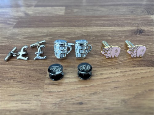 Vintage mens cufflink bundle - vintage,