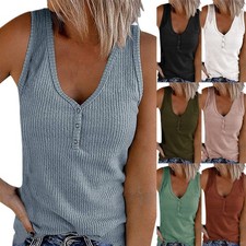 Casual Tops Sleeveless Blouse