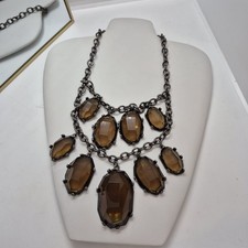 ERICKSON BEAMON Statement Layered Bib Jewel Runway Catwalk Necklace RARE 