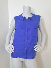 Jaeger 100% Linen Top UK 14