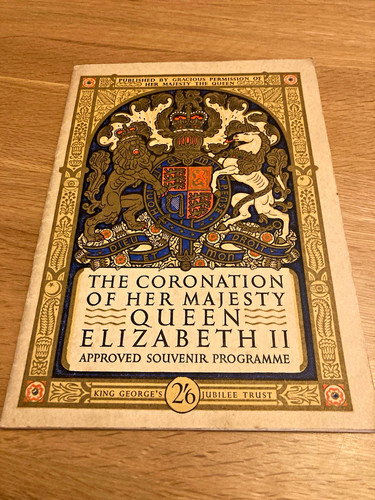 Vintage 1953 queen elizabeth - vintage,