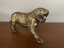 Brass Tiger/Jaguar Figurine