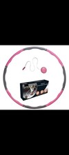 Collapsible 1kg Weighted Hula Hoop Fitness Padded ABS Exercise  Gym Foam Hoola 