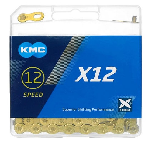 Kmc x12 speed gold bike - x12, ti