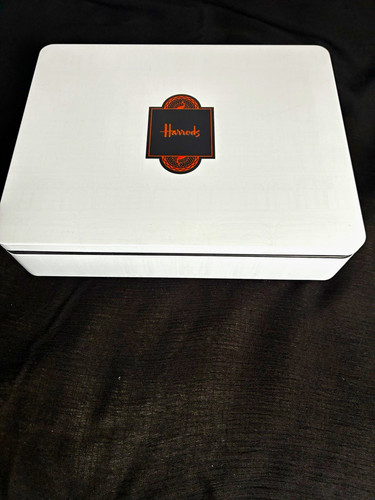 Harrods metal gift box with - metal,