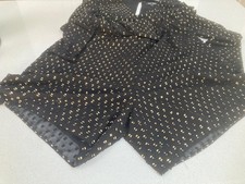 Next Black & Gold Playsuit / Jumpsuit Dress Ideal For Christmas Party Festive