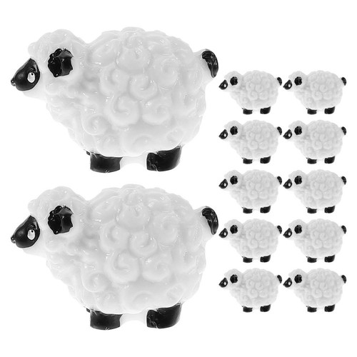 Pcs resin sheep decorations - pcs,