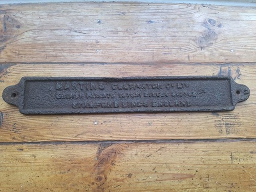 Vintage cast iron makers - iron,