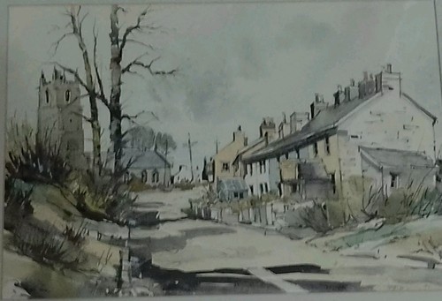 Vintage watercolour painting - vintage,