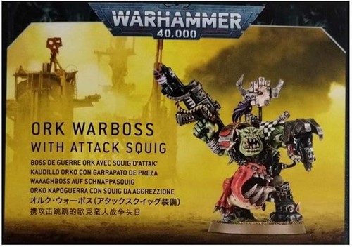 Ork warboss with attack - ork,