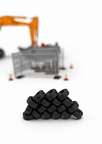 Mini tyres diorama - tyres,