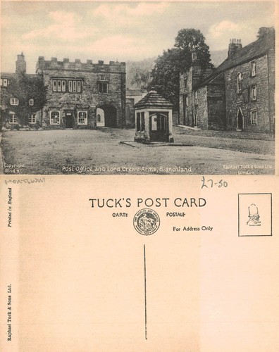 Vintage postcard post office - postcard,