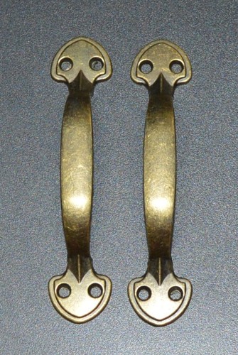 Set vintage antique brass - of, 2