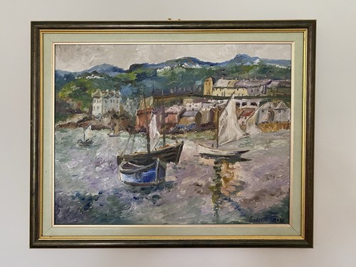 Original oil painting st - painting, of